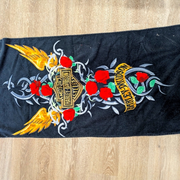 Harley Davidson Vintage Beach Towel - Picture 1 of 1